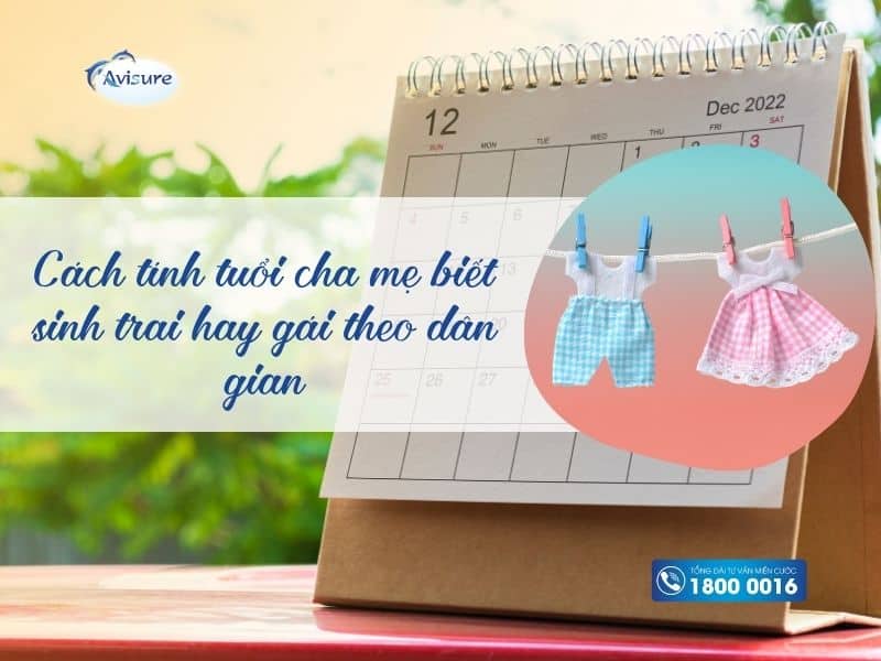 Cách tính tuổi cha mẹ biết sinh trai hay gái theo dân gian